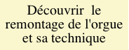 Découvrir  le remontage de